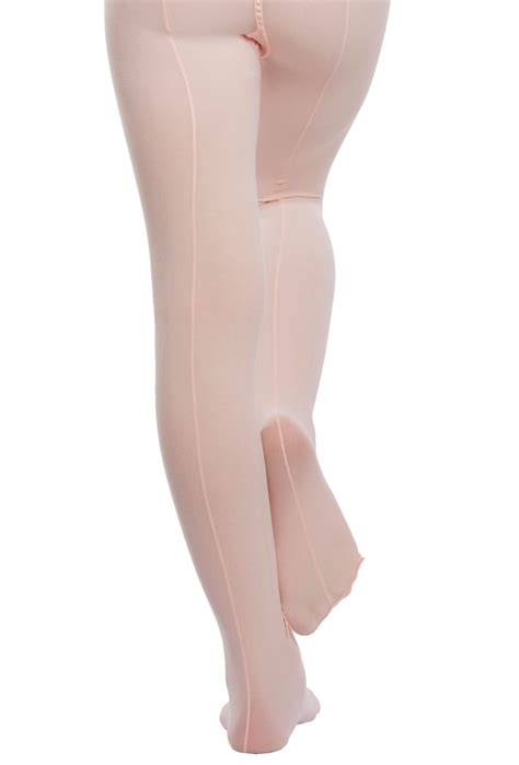 Girls Seamed Ballet Tights - Porselli Dancewear