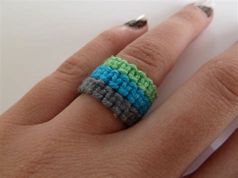 Macrame Rings : 5 Steps (with Pictures) - Instructables