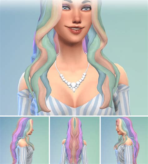 Rainbow Hair CC in the Sims 4? Yas, Please! — SNOOTYSIMS