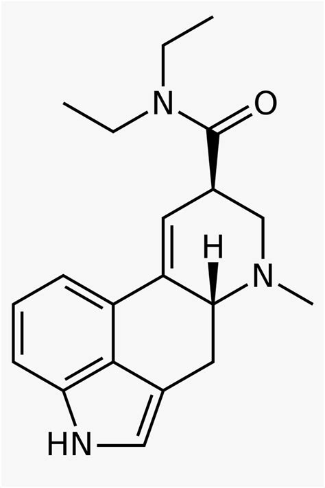 Lsd Chemical Structure Png, Transparent Png - kindpng