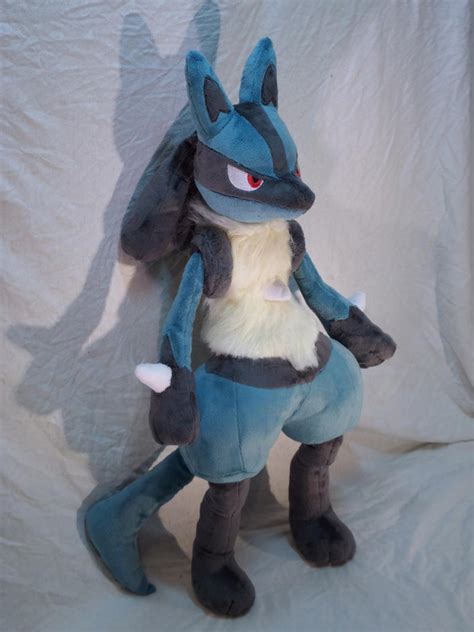 Lucario Plush by makeshiftwings30 on DeviantArt