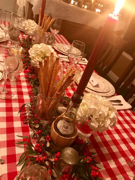 Table Decorations For An Italian Themed Dinner Party - Home Decorating ...