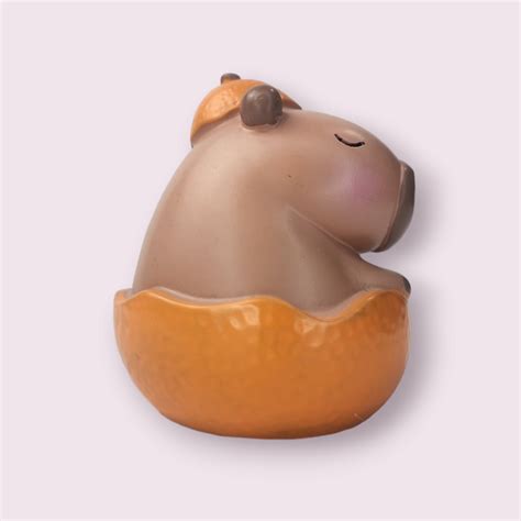 Capybara Orange Peel Figure - Tailwind Treasures