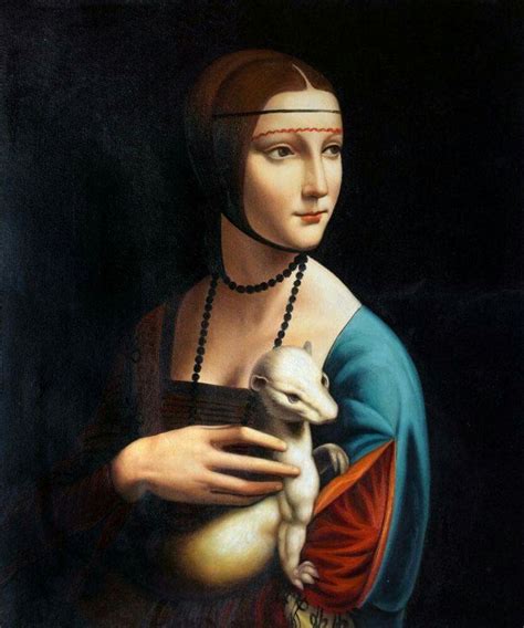 Leonardo Da Vinci, Lady With an Ermine | Da vinci painting, Renaissance ...