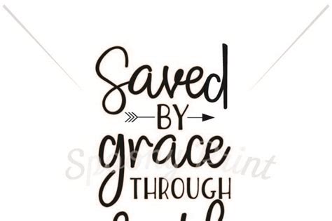 Saved by grace By spoonyprint | TheHungryJPEG