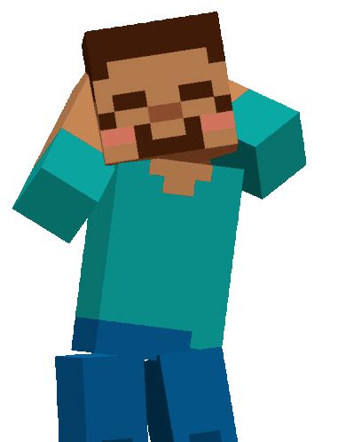 Steve Anime Minecraft Steve Sticker - Steve Anime Minecraft Steve ...