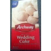 Archway Original Wedding Cake Cookies: Calories, Nutrition Analysis ...