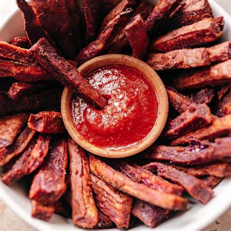 Smoky Purple Sweet Potato Fries