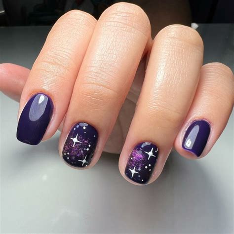 33 Best Black Galaxy Nails Designs [2024] - Nail Designs Daily