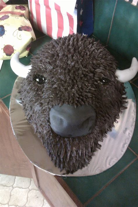 Hagen's buffalo birthday cake by Aunt Barbara | Bithday cake, Dad cake ...