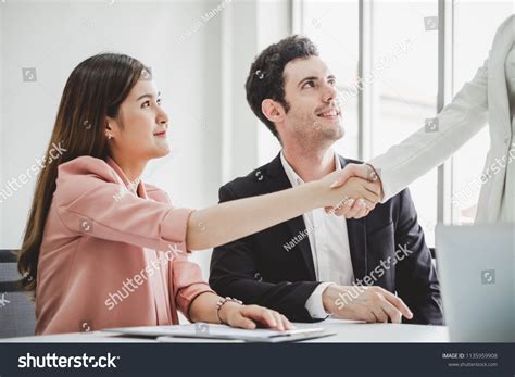 Group Diversity Business People Making Handshake Stock Photo 1135959908 ...