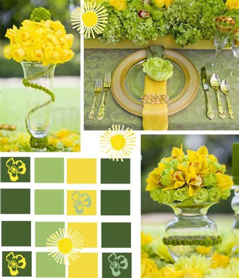 10+ images about Yellow & Green Wedding Colours on Pinterest | Wedding ...