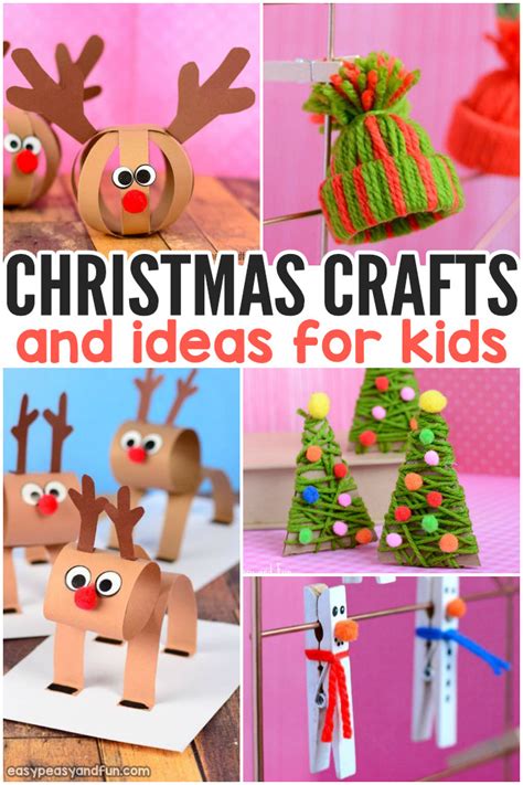 Festive Christmas Crafts for Kids - Tons of Art and Crafting Ideas ...