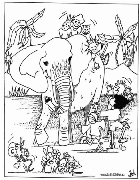 African Animals Coloring Page - Coloring Home