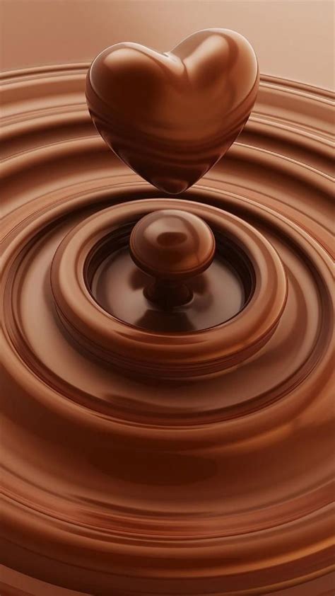 Chocolate Heart Wallpaper