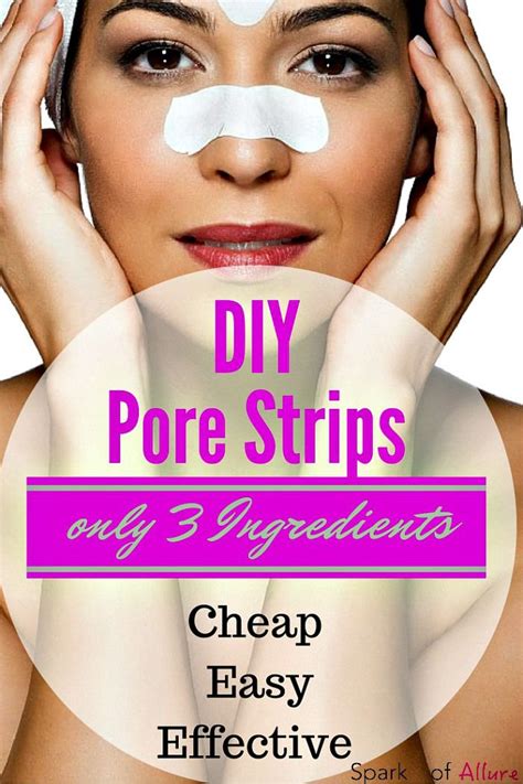 3 Ingredient DIY Pore Strips ⋆ Spark of Allure | Diy pore strips, Pore ...