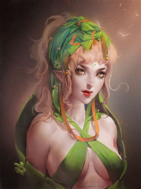 Beautiful #Elf Girl by Yue sakimichan.tumblr.com | Beautiful Elf Girls ...