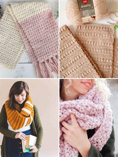 Easy Crochet Scarf Patterns You'll Love in 2024 - Daisy Cottage Designs