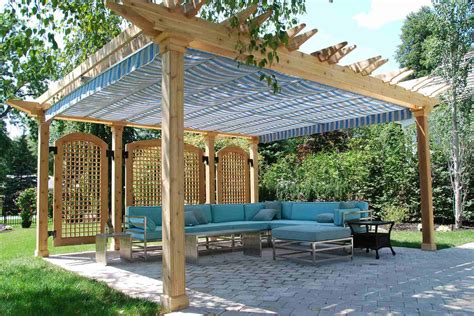 How to Make Simple Retractable Pergola Canopy