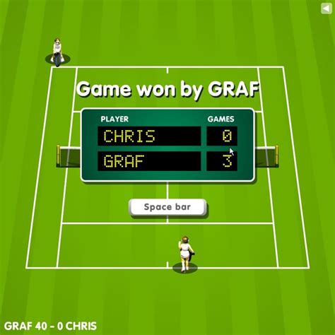 Tennis Game Screenshots for Browser - MobyGames