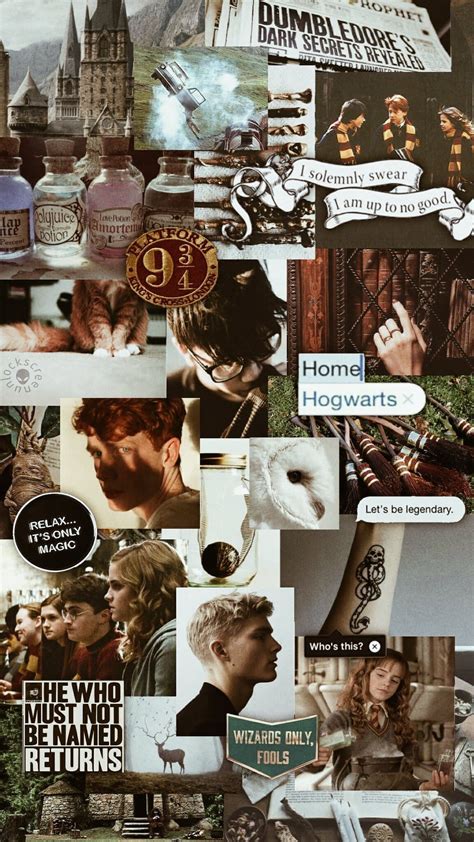 Harry Potter Collage Wallpapers - Wallpaper Cave