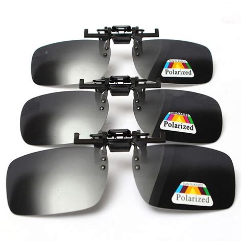 Glasses Lens Polarized Clip On Sunglasses - US$4.13