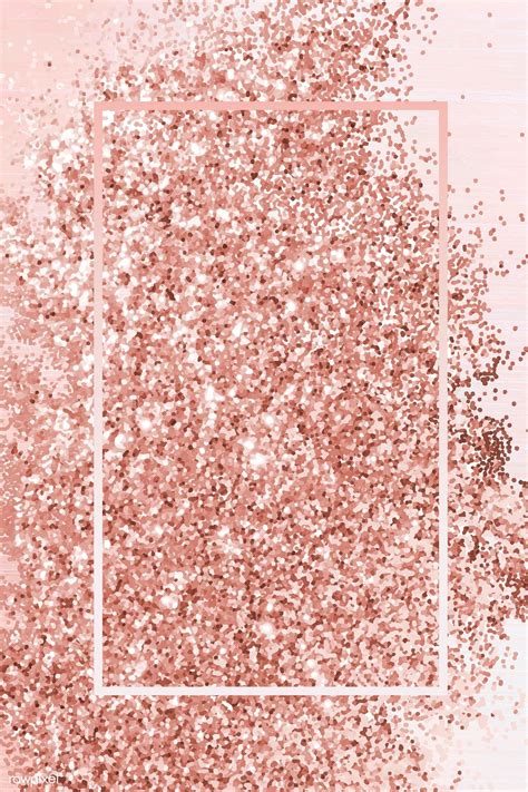 Rose Gold Glitter Background