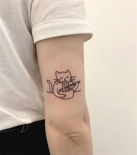 Cat Tattoo Ideas Simple - Design Talk