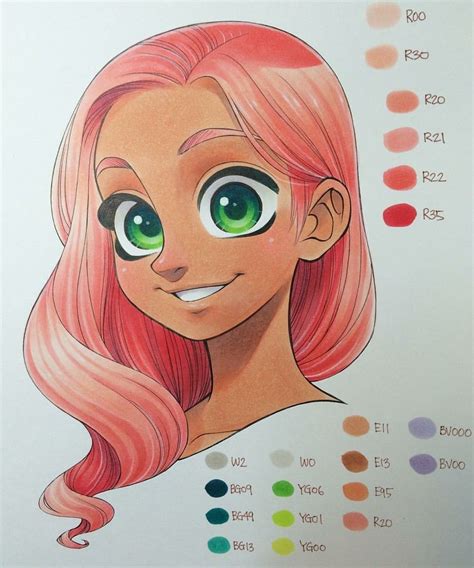 Copic Drawing Ideas - Coloring Barbie