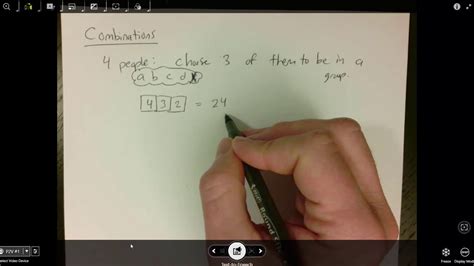 Derive the Combinations Formula - YouTube