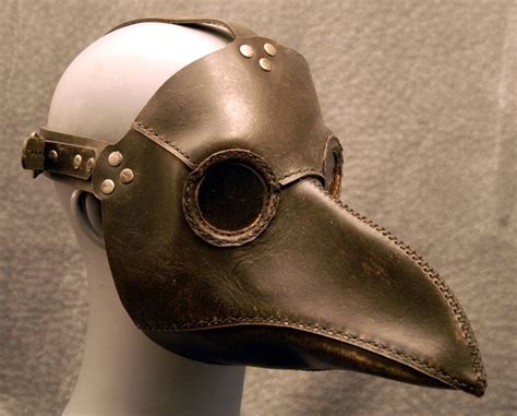 soi: “ Plague Doctor’s mask in black leather by TomBanwell on Etsy ...