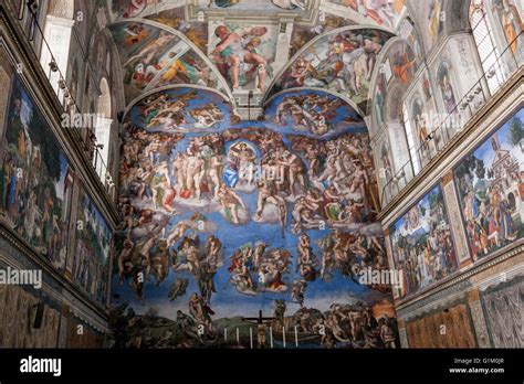 Sistine Chapel Last Judgment High Resolution Stock Photography and ...