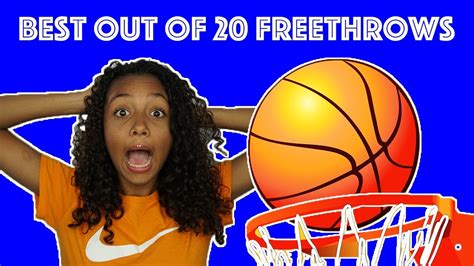 Best of 20 Free Throws Challenge 🏀 | LEXI VS. DAD - YouTube