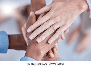 Business People Diversity Hands Together Above Stock Photo 2269149063 ...