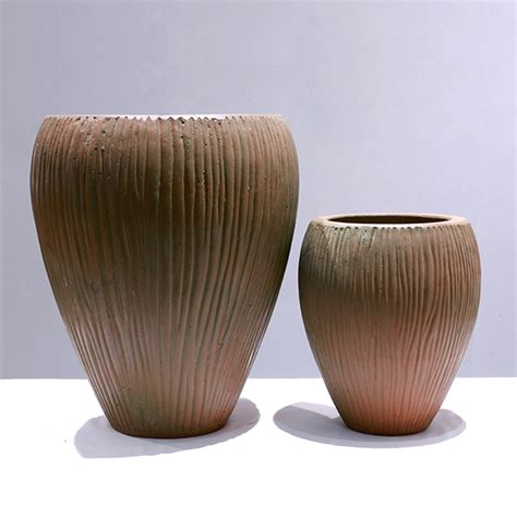 Pattern Cement Planter 2 Set Of 2 - HUSQ VIET NAM