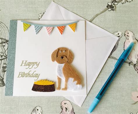 Happy Birthday Card, Barking Mad Dog Card, Puppy Love, Animal Themed ...