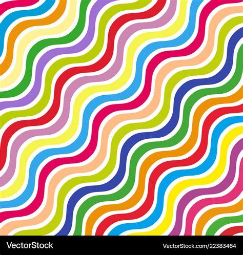 Abstract color wavy background line pattern Vector Image