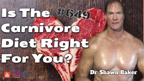 Dr. Shawn Baker - The Carnivore Diet - YouTube