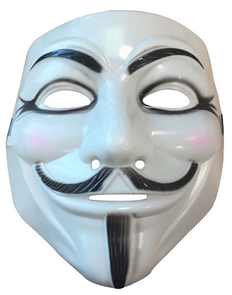 Plastic Anonymous Mask - Adult