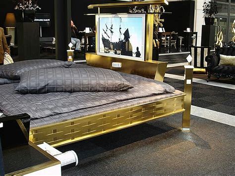 Jado Steel Style Gold Bed, $676,550 | Bed furniture, Bed, Gold bed