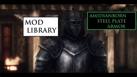 aMidianBorn Steel Plate Armor - Skyrim Mod Library - YouTube