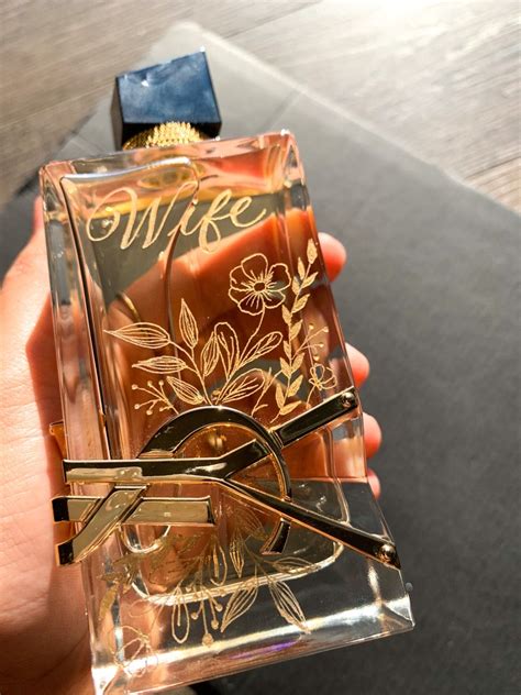 Floral Perfume Bottle Hand Engraving cologne Bottle Engraving - Etsy