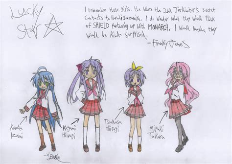 Lucky Star Main Characters 1 by a22d on DeviantArt