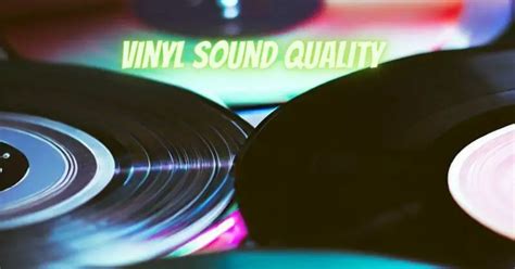 Vinyl sound quality - All For Turntables