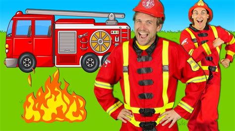 Firefighters Song for Kids - Fire Truck Song - Fire Trucks Rescue Team ...