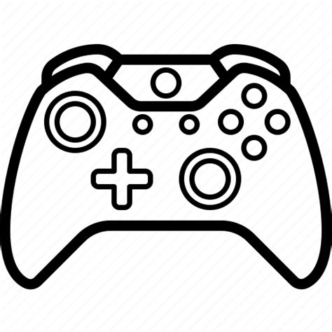 Xbox Controller Drawing Outline