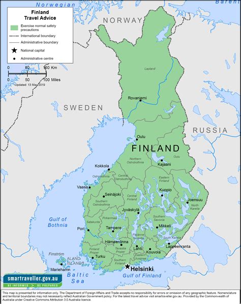 Finland Travel Map