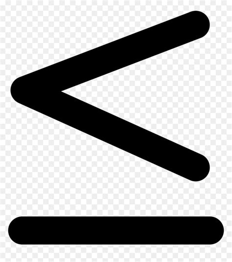 Is Less Than Or Equal To Mathematical Symbol - Greater Than Or Equal To ...