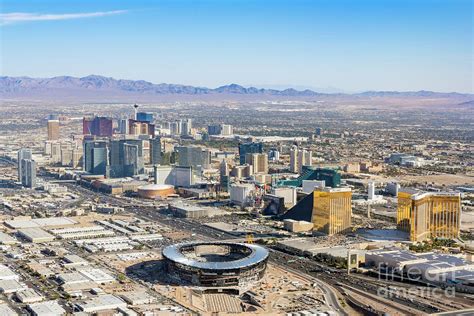 Aerial view of the famous Las Vegas Strip Photograph by Chon Kit Leong