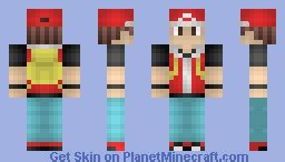 Pokemon Trainer Red! (Pop reel!!!) Minecraft Skin